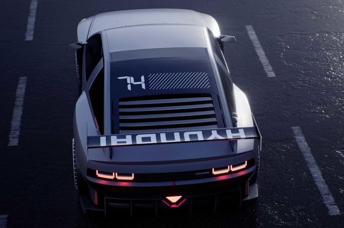 Hyundai N Vision 74 top angle 